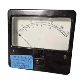 15750gm Simpson Illuminated Panel Meter 0-12 Microamperes