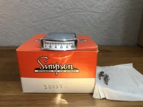 18017 Simpson Electric Vintage Analog Meter D.c. Milliamperes 0-100 18017 Simpson Electric Vintage Analog Meter D.c. Milliamperes 0-100