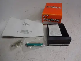 24507 Simpson Digital Panel Meter Model 2865