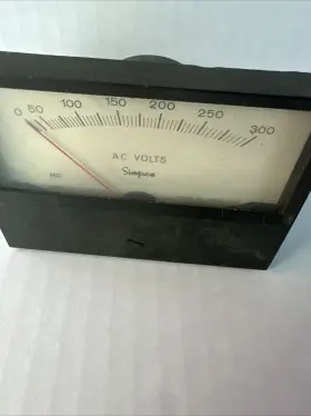 3-705748 Simpson Ac Volts 0-300 Panel Meter Untested #2