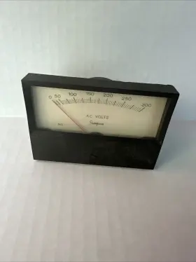 3-705748 Simpson Ac Volts 0-300 Panel Meter Untested