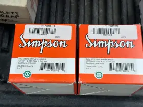 35073 Simpson Panel Meter Lot Of 2