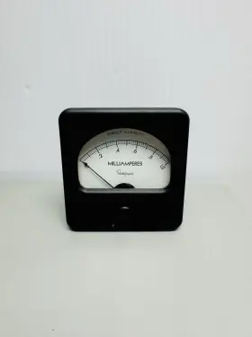 37419 Simpson Dc Milliammeter 1 Ma Analog Panel Meter Navy Surplus Usa Made