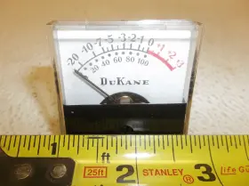 485-1504 Simpson Dukane Audio Analog Vu Meter Model