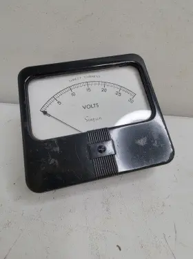 55499 Simpson Direct Current Voltage Meter Display 0-30 Volt Measure Usa Made #2