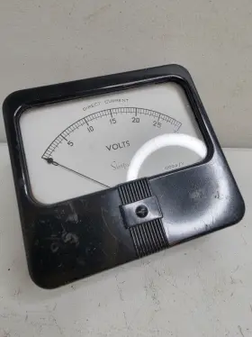 55499 Simpson Direct Current Voltage Meter Display 0-30 Volt Measure Usa Made #3