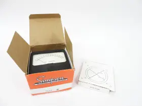 Simpson 9668 Electric Panel Meter In Box Nos