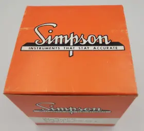 1327 Simpson 9720 #9720 Model Analog Dc Voltmeter Wide-vue 0-5 Volts New In Box #2