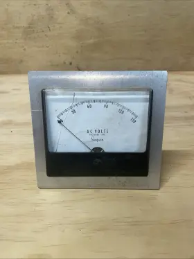 10130 Simpson Electric Mo. 1349 Wide Vue Rectified Ac Volts Voltmeter 0-150vac
