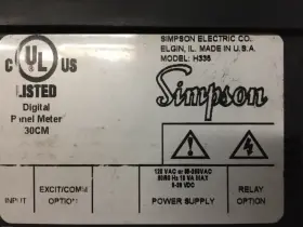 H335171020 Simpson Electric 1fd10 Digital Panel Meter #3