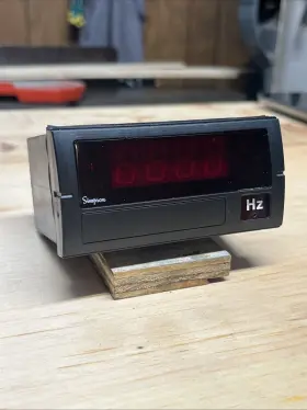 F351910 Simpson Electrical Meters Vintage Dc Milliamp / Digital Frequency Gauge #2