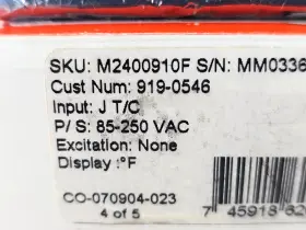 M2400910f Simpson Digital Panel Meter 4-digit Led 60x72x72mm Mount #2