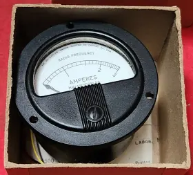 Mr25w003rlaa Simpson Amperes Panel Meter Radio Frequency Md 136 01w6