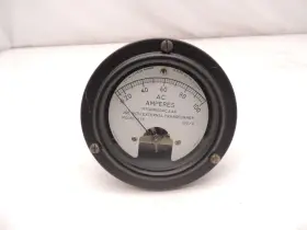 Mr36w100acaar Simpson Vintage 100 Amp Ac Panel Meter 90mm X 72mm
