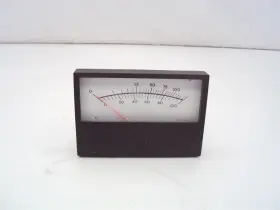 S13070 Simpson Model Generic - 100 Dc Analog Panel Meter 50ua Fs 10cm X 6.7cm