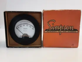 Sk-525-5-1 Simpson Nib Voltmeter Alternating Current