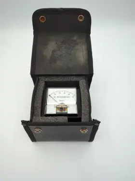 Sk525-457 Simpson Vintage 0-50 Dc Microamperes Analog Meter With Black Case Untested