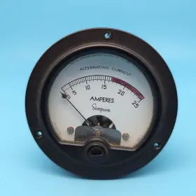 Sks-525-222 Simpson Vintage Alternating Current Amperes Amps Sk-525-222 6241-1 2.75 Inch Meter #2