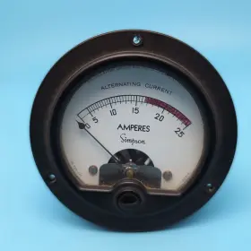 Sks-525-222 Simpson Vintage Alternating Current Amperes Amps Sk-525-222 6241-1 2.75 Inch Meter #3