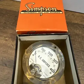 W-8061a-6 Simpson W8061a-6 Panel Meter 0-400 Dc Amperes
