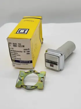 9001-d2s1m Square D 9001 D2s1m Hour Counter Series A 60/140v 60hz