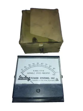 499-1074-6 Sterling Power Systems Variable Speed Indicator # With Box #2