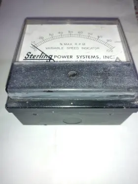 499-1074-6 Sterling Power Systems Variable Speed Indicator # With Box #3