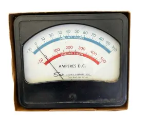 640-194 Sun Electric Vintage Corporation Dc Ammeter Tester Nos