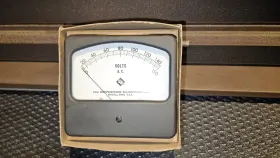 0530615 Superior Electric Co Vintage 4-1/2 Inch X 4-1/4 0-150 Volts A.c. Panel Meter