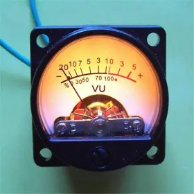 Tech 313092444417 Vu Meter 2x Panel Warm Back Light Recording And Audio Level Amp With D Tech 313092444417 Vu Meter 2x Panel Warm Back Light Recording And Audio Level Amp With D