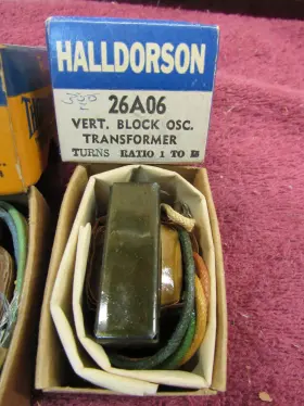 24a87-26a06 Thordarson 2 Nos 24a87 Halldorson 26a06 Vertical Blocking Osc Transformer #3