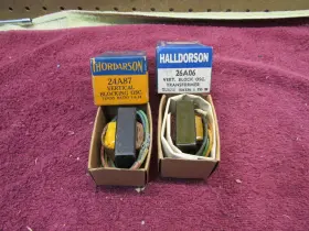 24a87-26a06 Thordarson 2 Nos 24a87 Halldorson 26a06 Vertical Blocking Osc Transformer
