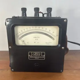 912-f292h Tokyo Denkiseiki Co Vintage 1960 Denki Seiki Volts Ac Meter