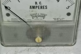 327-u Triplet Ac Volt Meter Panel Gage 0-5 Amps #2