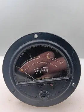 Is-171 Triplett 0221-1 2 5/8 Inch Gruen Watch Model Signal Corps 0-3 Panel Meter M97