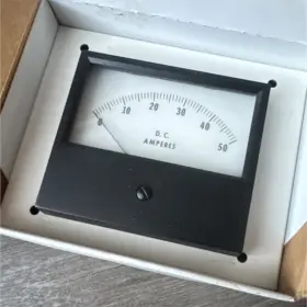 15118150adc Triplett D.c. Amperes Panel Meter 0-50a Analog Gauge