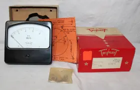 0-10v Triplett 420uy 420 Panel Mount Analog Display Volt Meter Dc