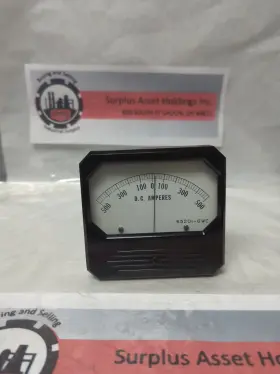 500-0-500 Triplett 65201-6wc Panel Meter D.c Amperes Pre-owned