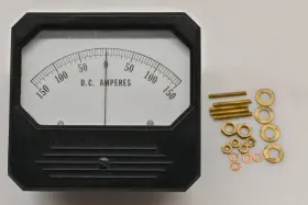 150-0-150 Triplett Electric 65201-6rr 65205-33d Amp Dc Voltage Meter Kit Nos