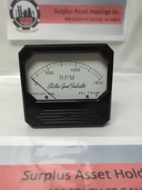 F271137-2nl Triplett Electric Speed Indicator Meter 0-1500 Pre-owned F271137-2nl Triplett Electric Speed Indicator Meter 0-1500 Pre-owned
