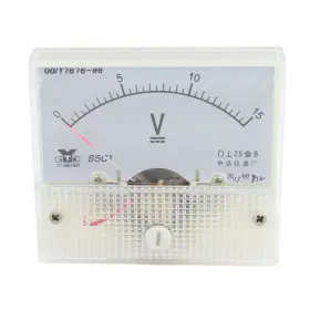 A14062500ux0659 Uxcell Class 2.5 Dc 0-15v Voltage Panel Gauge Meter Voltmeter