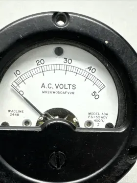 Mr26w050afvvr Wacline Ada3-2448 Model Ada Ac Volt Meter 0-50 Vac #2