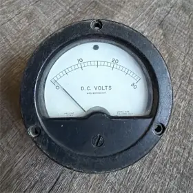 Mr36w030dcvvr Wacline Analog Panel Meter 0-30v Dc Volts Gauge Used