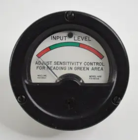 N20182a Wacline Input Level Meter Gauge Model Add F.s. 50ua 2-5/8 Inch Round