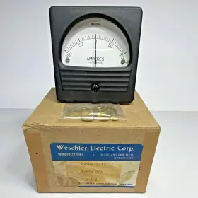 291b230a11 Weschler Vintage Electric Rx351 Panel Ammeter 100-0 100 Dc Amps