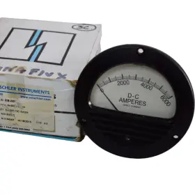 M9-8083 Weschler Nx-371 New Dc Amps Panel Meter 0-6000a Shunt Input 300mv