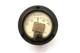Cg-22426 Western Electric Vfz006 Vtg Usn Dc Volts -200 - 200 Gauge Panel Meter Model N2