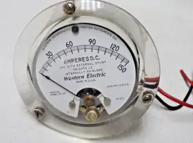 Weston-301-57-ks-14952-l2 Western Electric Weston Model 301-57 Dc 150amp Meter Ks-14952-l2