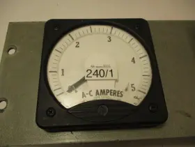 291b461a36 Westinghouse Ac Amperes Panel Meters Type Ka-241 25-200cv Tb1 3 Gauge Display #2