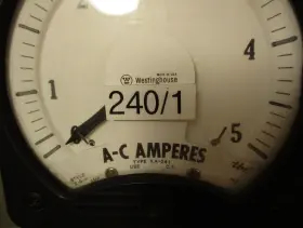 291b461a36 Westinghouse Ac Amperes Panel Meters Type Ka-241 25-200cv Tb1 3 Gauge Display #3